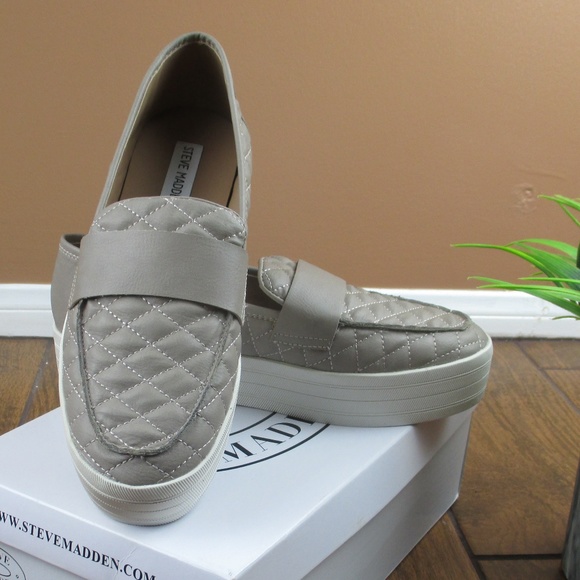 Steve Madden Shoes - 8.5 Steve Madden Howell Gray Creeper Slides Loafer